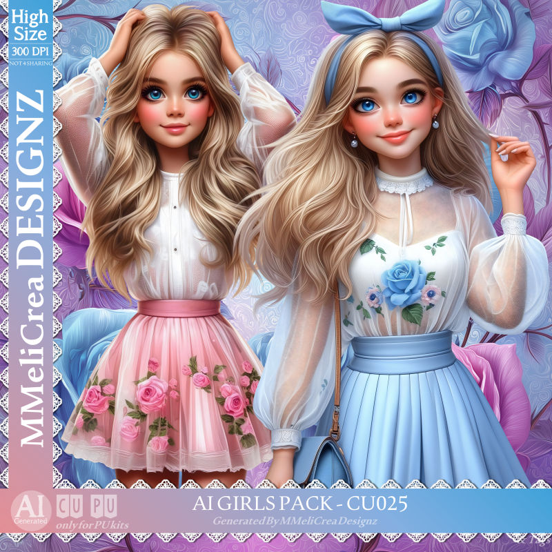 (image for) AI - GIRLS PACK CU025 (CU4PU/PNG)